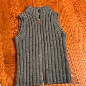 Merino mink wool/ possum/angora vest.